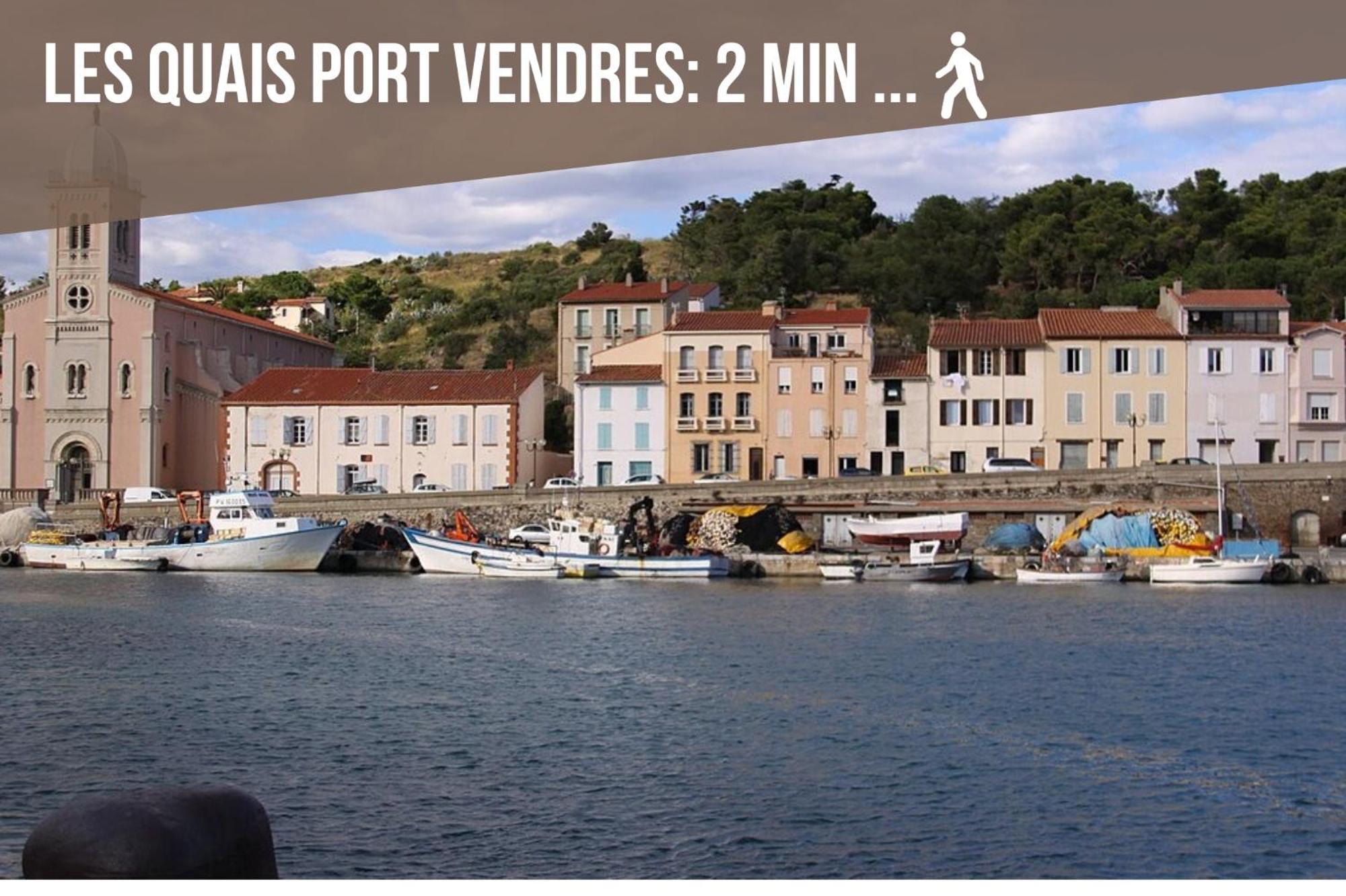 Le Belveze, Emplacement Central Et Calme Port Vendres Dış mekan fotoğraf